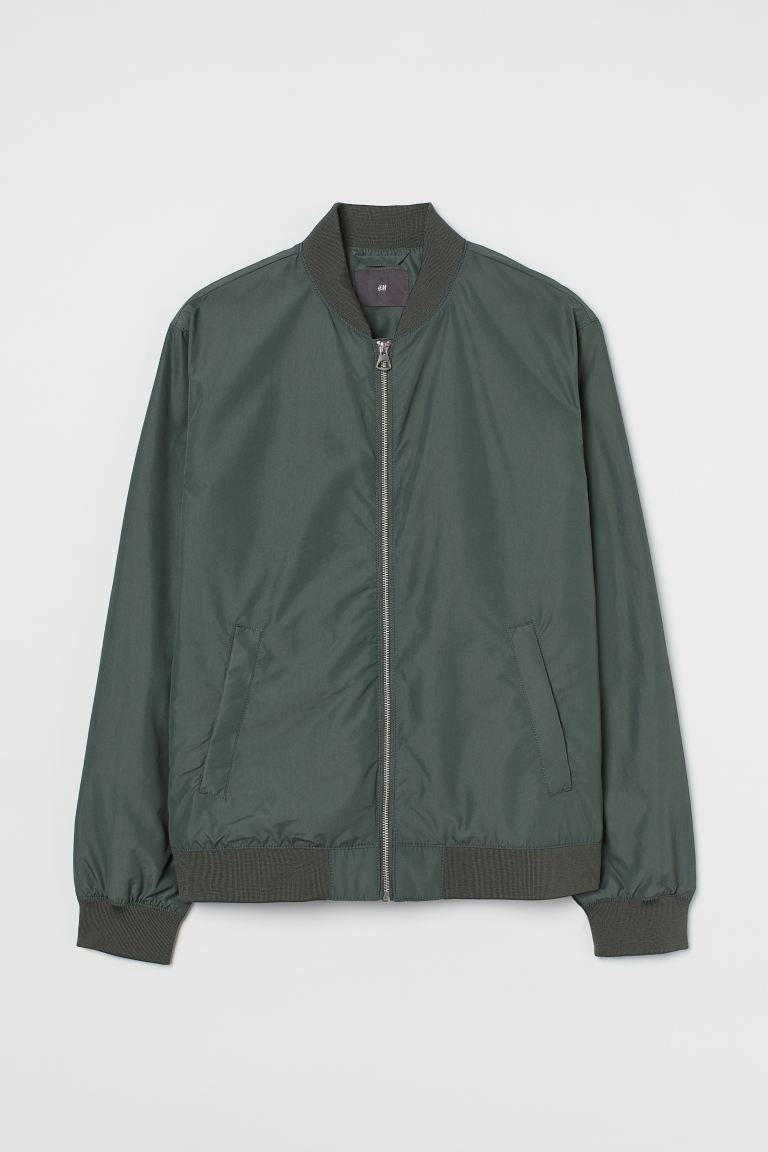 

Бомбер мужской H&M 0976641003 зеленый M (доставка из-за рубежа), 0976641003