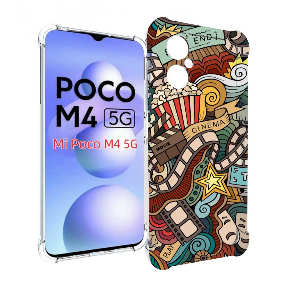 

Чехол MyPads любимое кино для Xiaomi Poco M4 5G, Прозрачный, Tocco