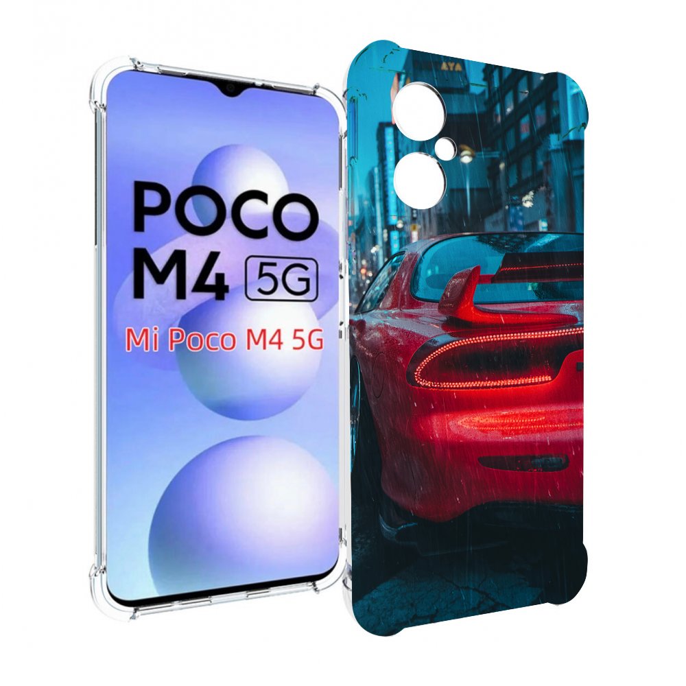 

Чехол MyPads мазда-рх7 для Xiaomi Poco M4 5G, Прозрачный, Tocco