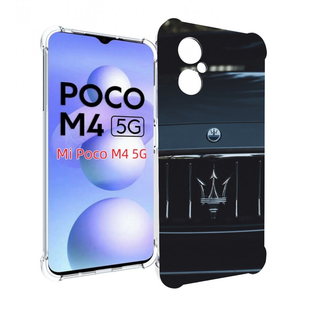 

Чехол Mypads Maserati 2 Для Poco M4 5G, Прозрачный, Tocco