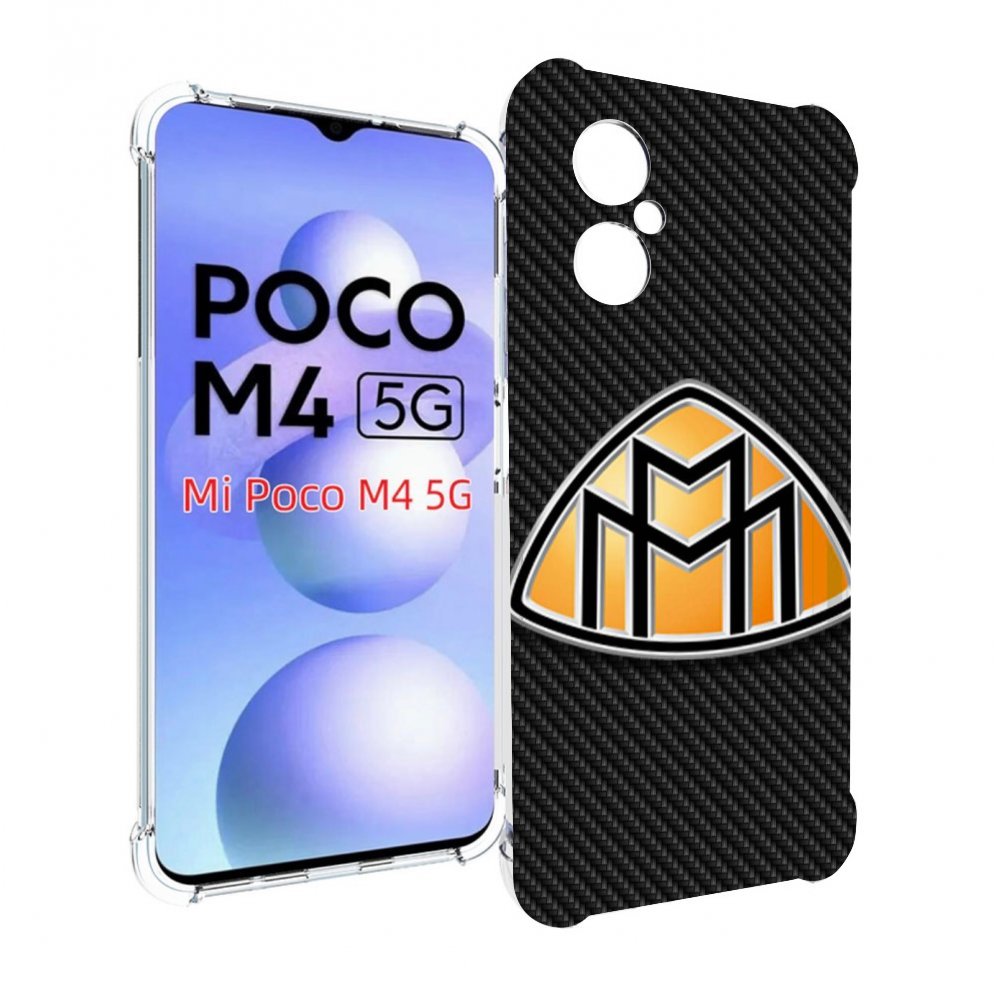 

Чехол Mypads Maybach Для Poco M4 5G, Прозрачный, Tocco