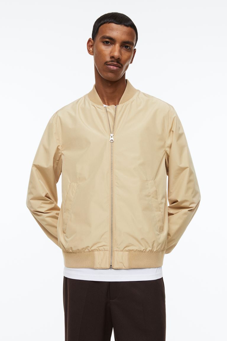 

Бомбер мужской H&M 0976641017 бежевый XS (доставка из-за рубежа), 0976641017