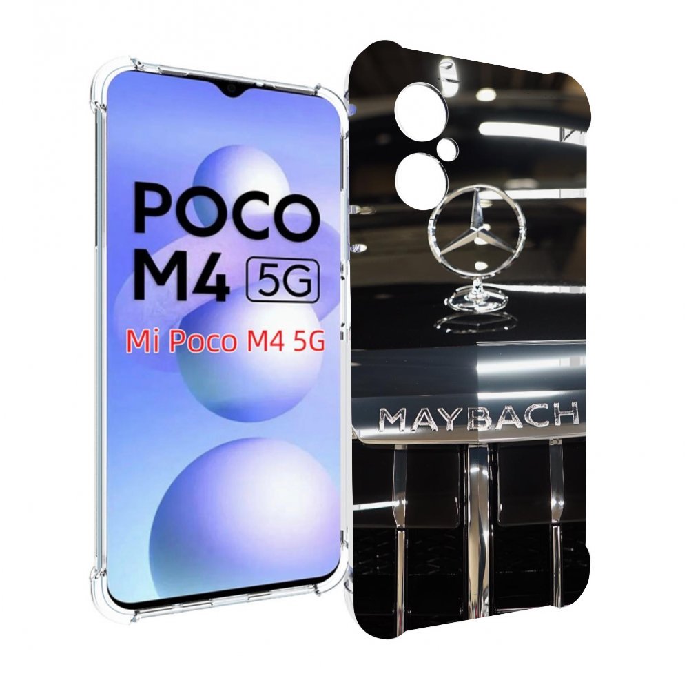 

Чехол Mypads Maybach 2 Для Poco M4 5G, Прозрачный, Tocco