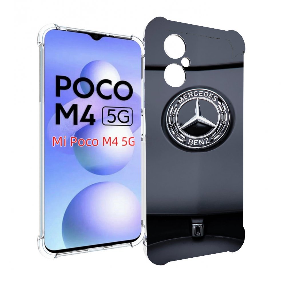 Чехол MyPads мерседес 7 мужской для Xiaomi Poco M4 5G