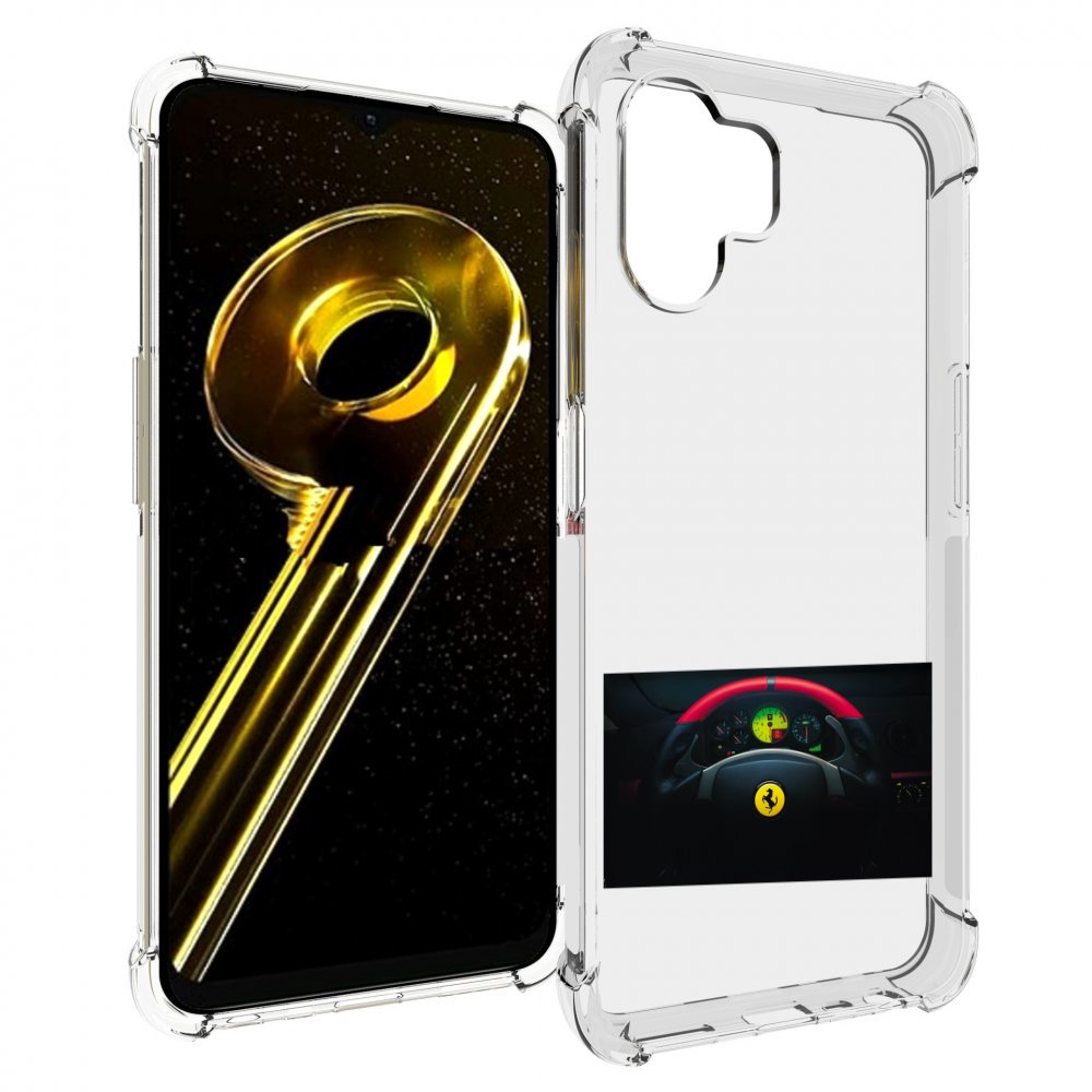 

Чехол бампер MyPads феррари ferrari 2 для Realme 10 5G противоуд..., Прозрачный, Tocco