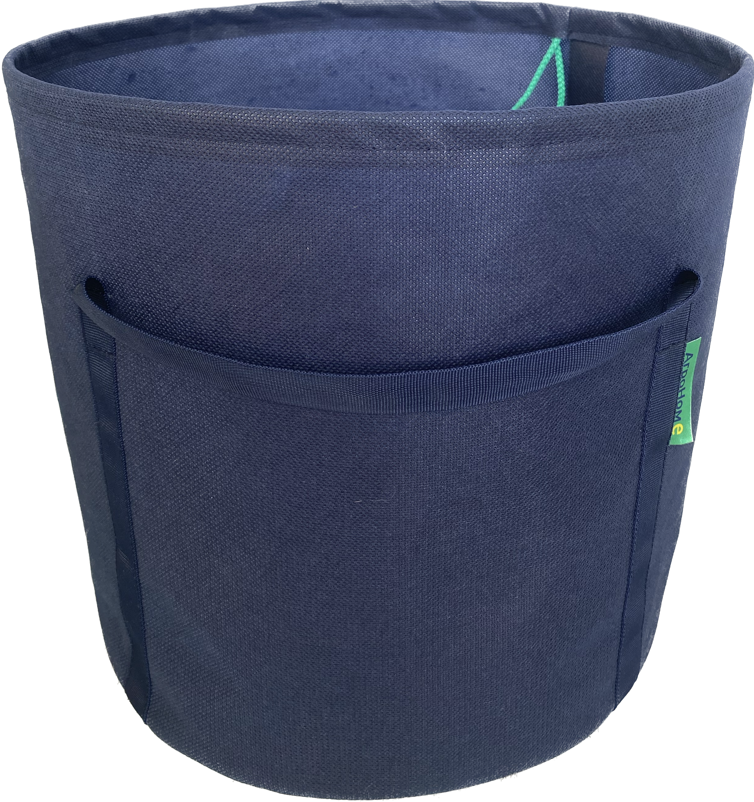 Текстильный горшок для растений с ручками АгроНом-е, 1160, 30 л., цв. синий.