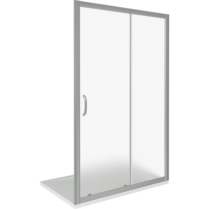 

Душевая дверь в нишу Good Door Infinity WTW-130-G-CH 130 профиль Хром стекло матовое