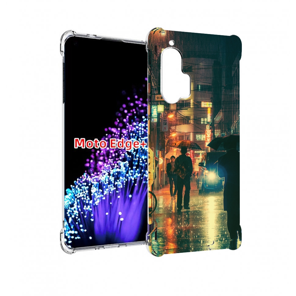 

Чехол MyPads Токио-сеул для Motorola Edge+ Plus, Прозрачный, Tocco