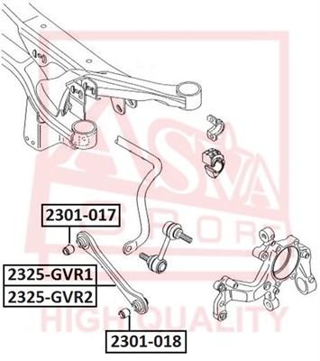 

Сайлентблок ASVA 2301017