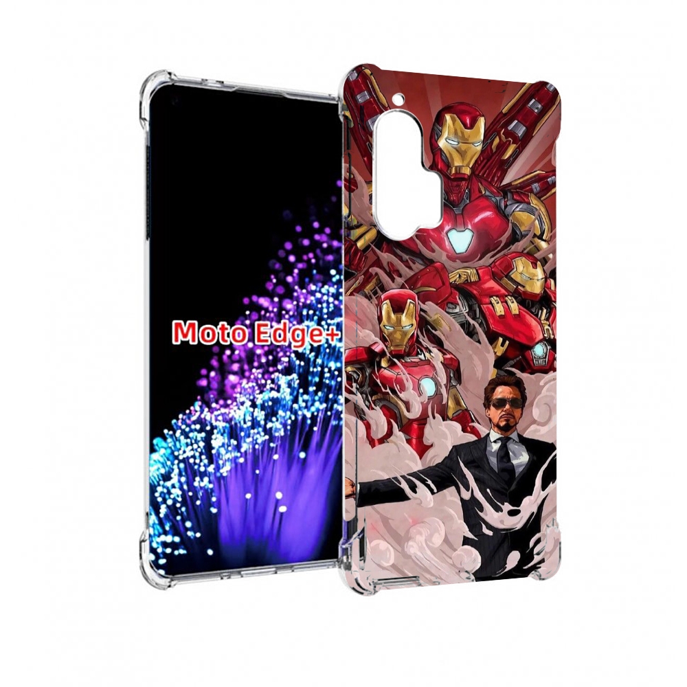 

Чехол MyPads Тони-Старк-и-костюмы для Motorola Edge+ Plus, Прозрачный, Tocco
