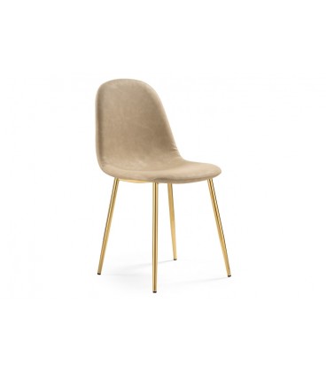 

Стул Lilu 1 beige / gold
