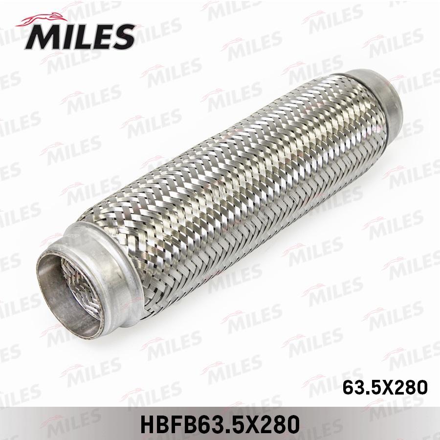 

MILES Труба гофрированная с внутренним плетением 63.5X280 MILES hbfb63.5x280