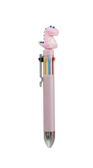 

Ручка шариковая wellywell Дракоша Pen_Dragon_Colors_8_Pink, разноцветная, 1 шт.