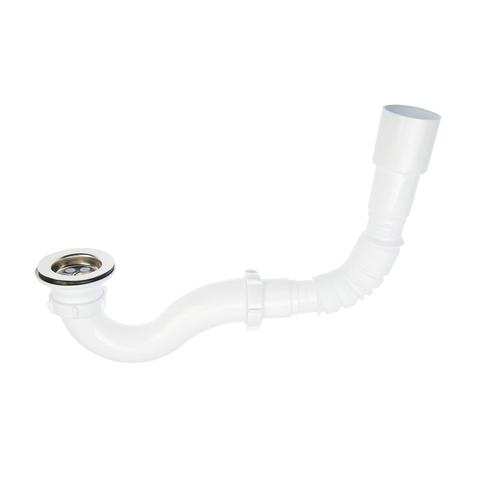 

Сифон для душевого поддона Aquant, 1 1/2"х40 мм, c гибкой трубой 40х40/50 мм
