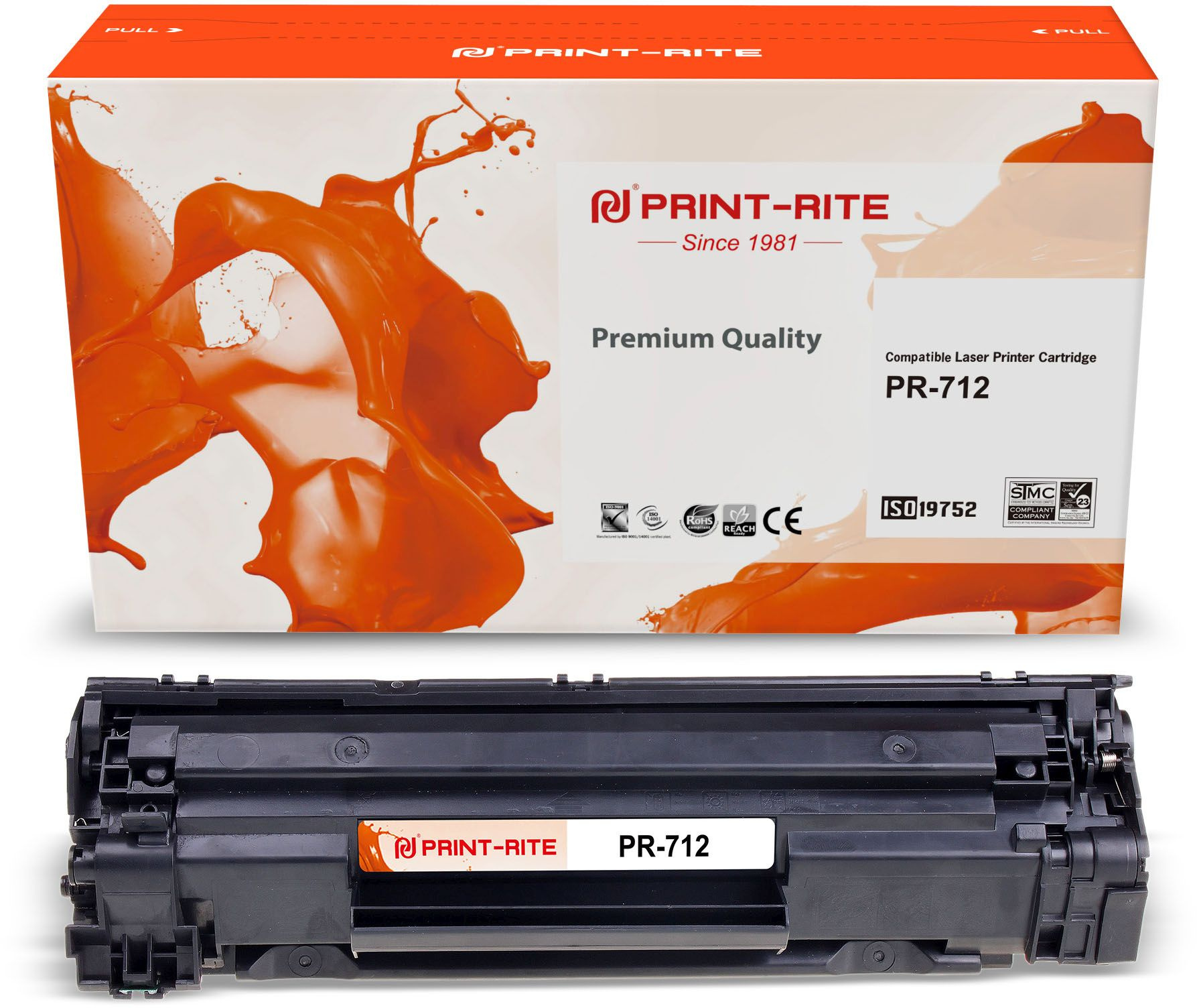 

Картридж для лазерного принтера Print-Rite 1809301 Black, совместимый, Черный
