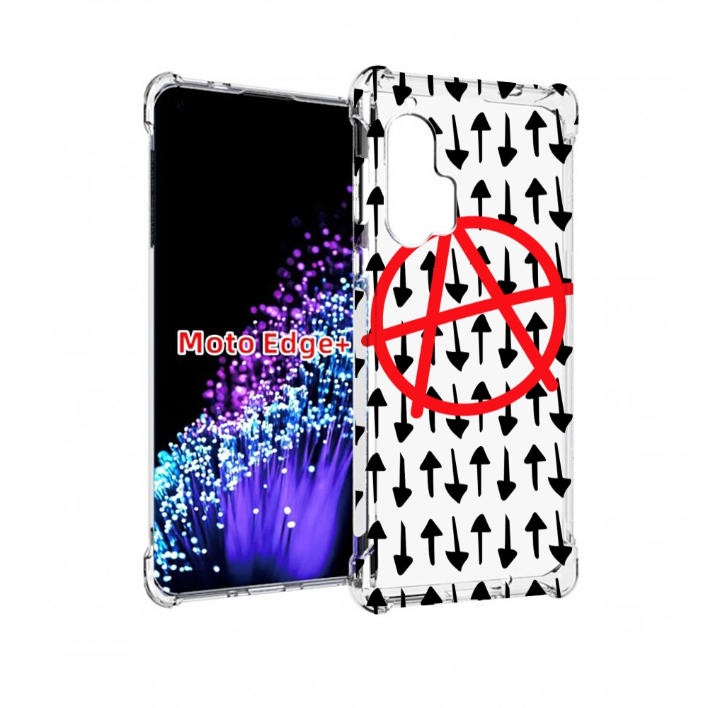 

Чехол MyPads анархия-панк для Motorola Edge+ Plus, Прозрачный, Tocco