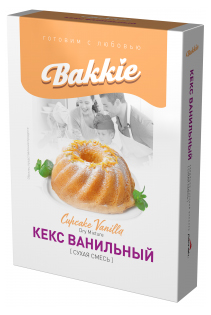 

Смесь для выпечки Bakkie Кекс ванильный 360 г