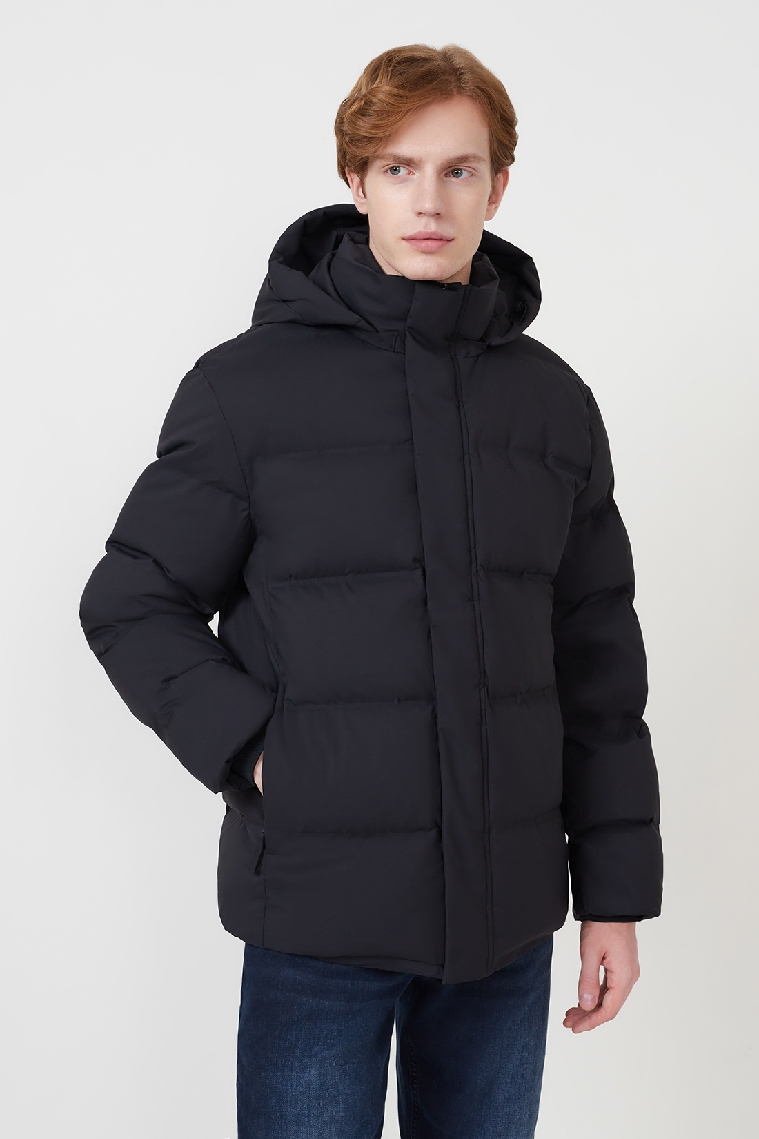 Зимняя куртка мужская Baon B5223509 черная L
