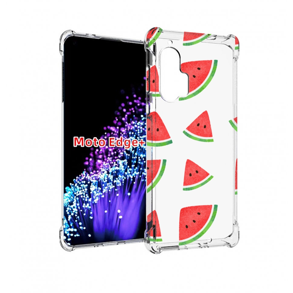 

Чехол MyPads арбузики для Motorola Edge+ Plus, Прозрачный, Tocco