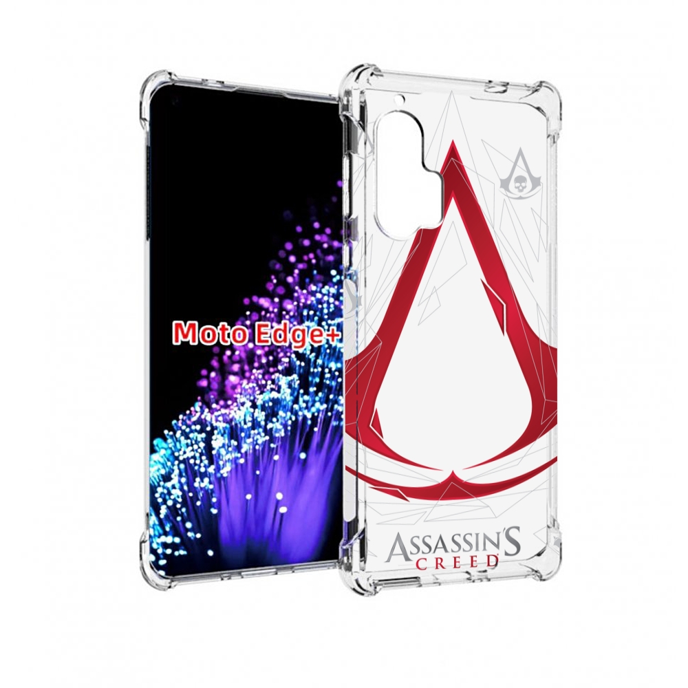

Чехол MyPads ассасин-крид-знак для Motorola Edge+ Plus, Прозрачный, Tocco