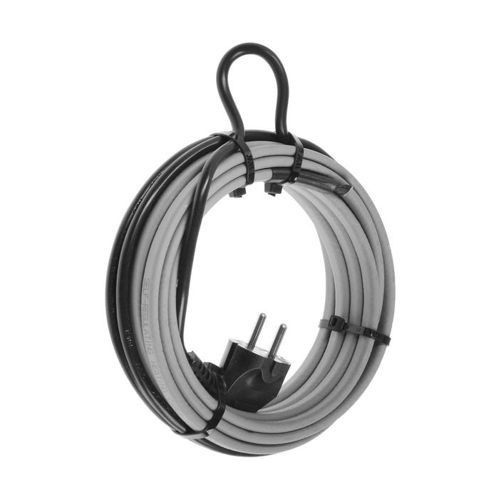 фото Саморегулирующийся греющий кабель srl 16-2cr, 16 вт/м, комплект, на трубу 5 м