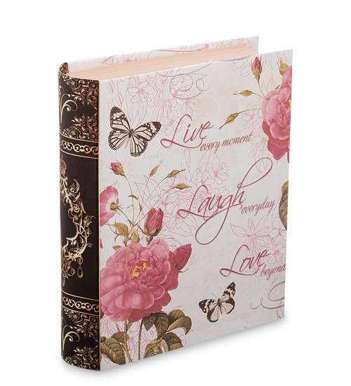 Коробка подарочная Книга цв.роза садов. WG-105-B 113-301839