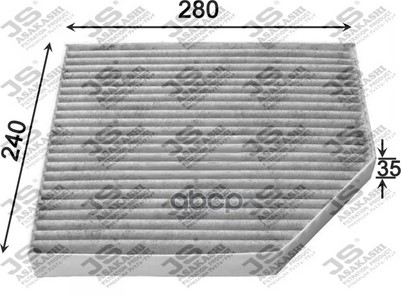 

Фильтр салона JS Asakashi AC0172C