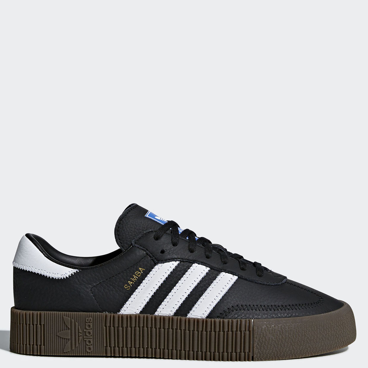 

Кеды женские Adidas Sambarose W черные 7.5 UK, Sambarose W