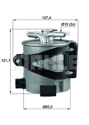 

Фильтр топливный KNECHT KLH 44/25