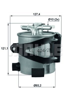 Фильтр топливный KNECHT KLH 44/25