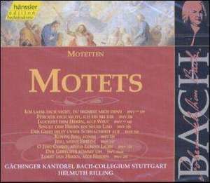 

BACH, J.S.: Motets, BWV 225-230 (Stuttgart Gachinger Kantorei, Rilling), 2 CD