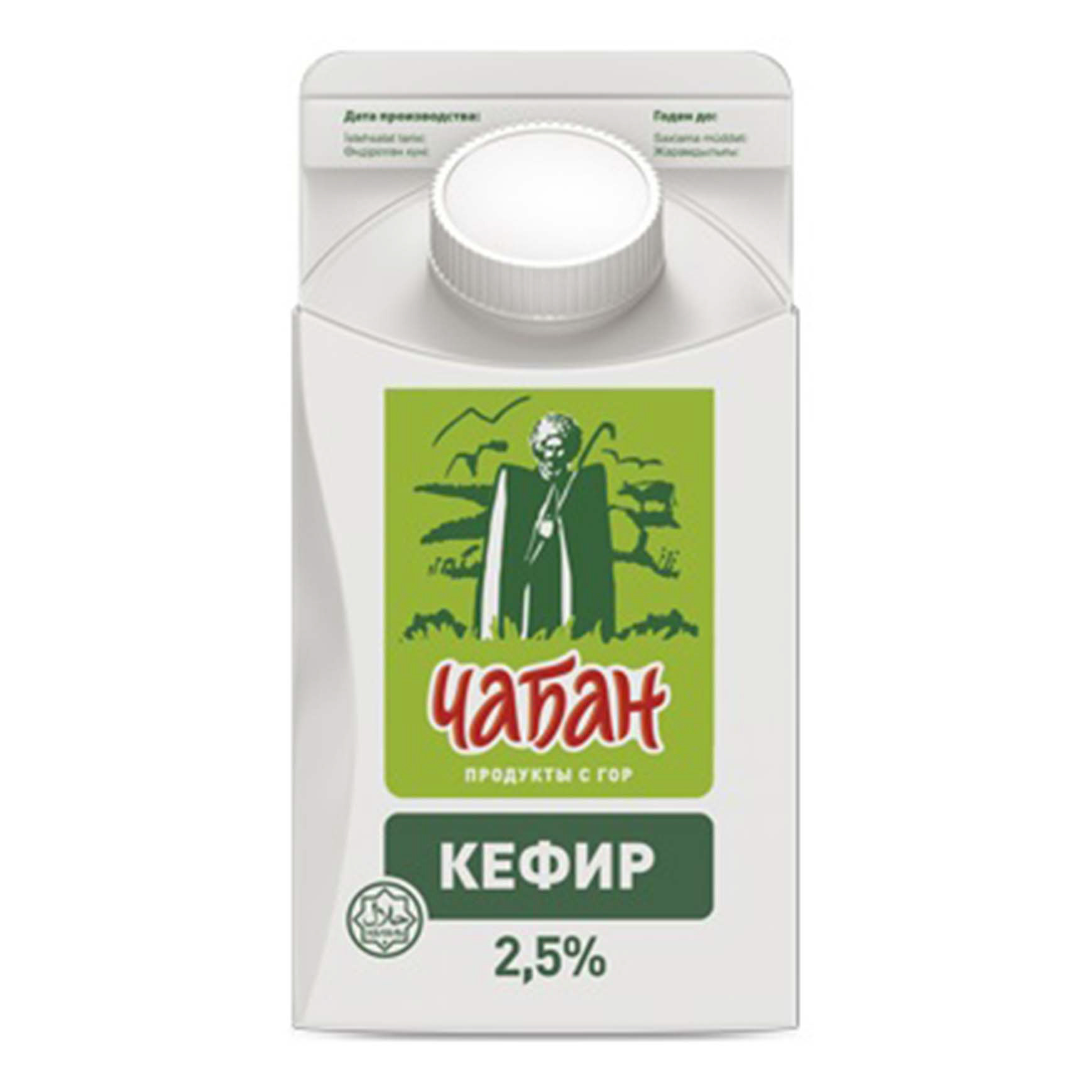 Кефир Чабан 2,5% БЗМЖ 450 мл