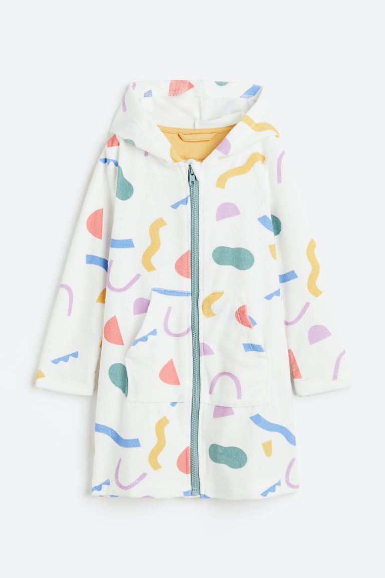 

Халат детский H&M 1146915, цвет белый/разноцветный, размер 122 (доставка из-за рубежа), 1146915