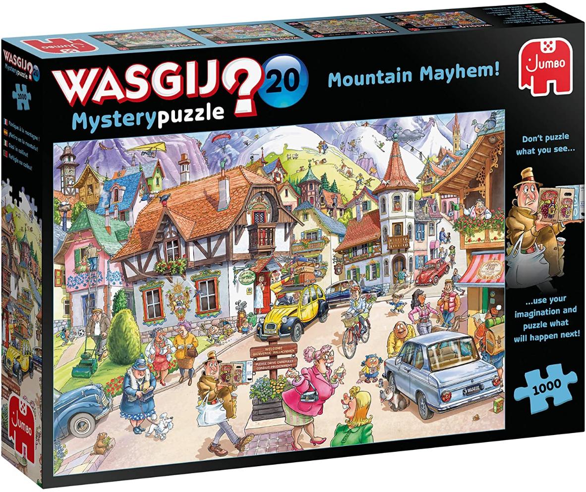 

Пазл Jumbo Wasgij Тайна Горная дорога Mystery 20 J25002, 1000 деталей, Wasgij Тайна Горная дорога Mystery 20
