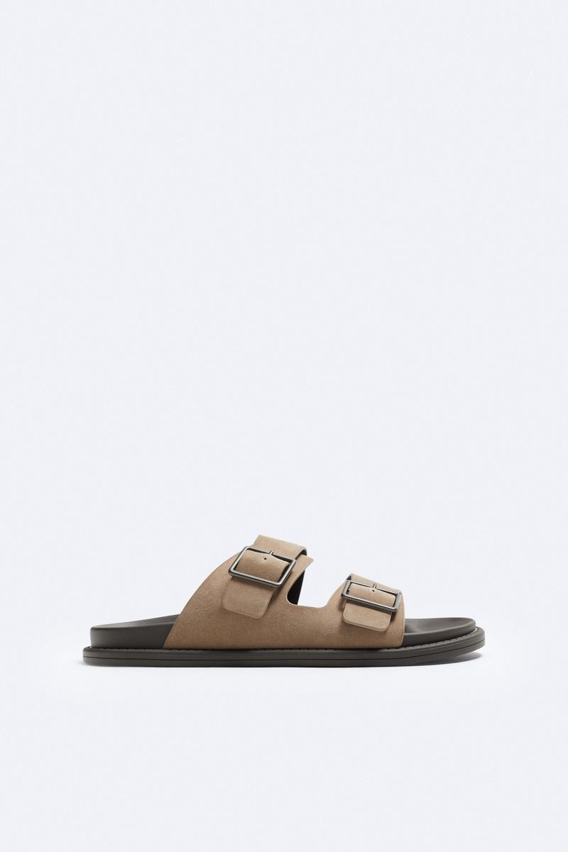 

Сланцы мужские ZARA 12700322 бежевые 41 EU, Бежевый, 12700322