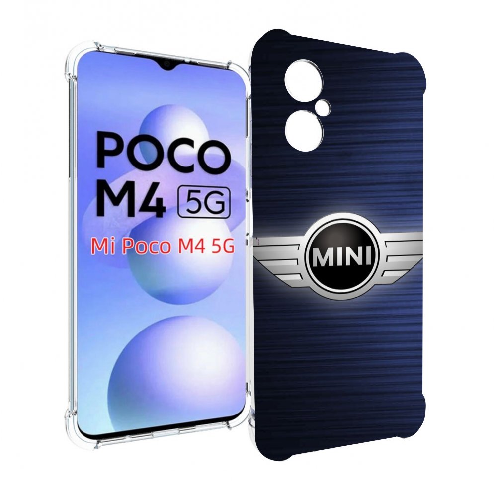 

Чехол Mypads Mini 2 Мужской Для Poco M4 5G, Прозрачный, Tocco