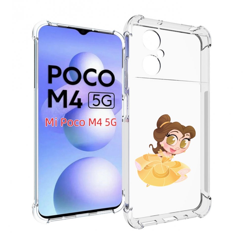 

Чехол MyPads мини-принцесса женский для Xiaomi Poco M4 5G, Прозрачный, Tocco