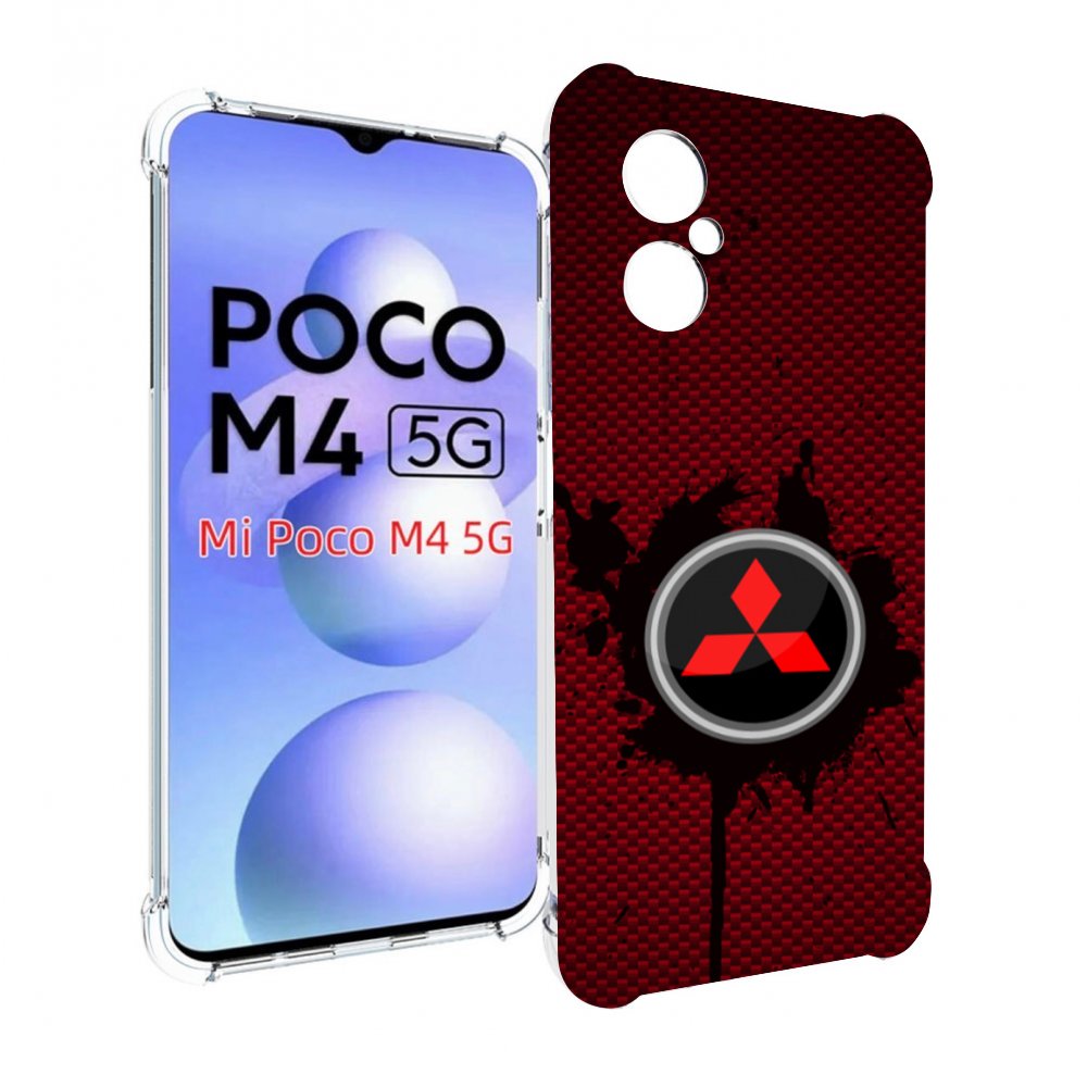 

Чехол Mypads Mitsubishi 2 Для Poco M4 5G, Прозрачный, Tocco