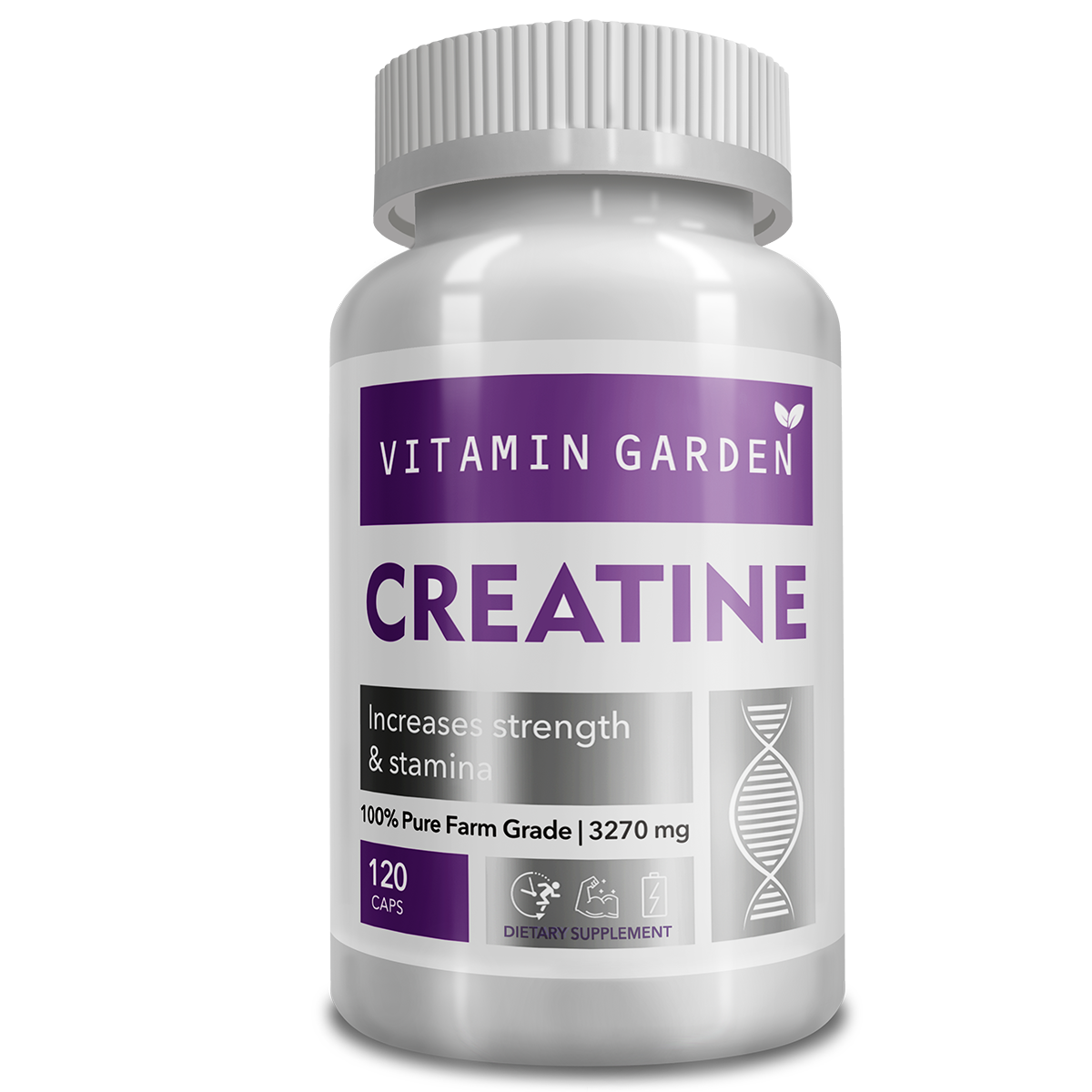 Креатин моногидрат VITAMIN GARDEN LE Creatine Monohydrate 120 капсул