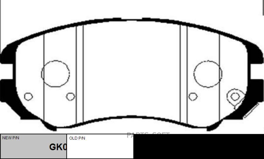 

CTR Колодки HYUNDAI COUPE (GK) (2001-),TUCSON (JM) CTR CKKH-9