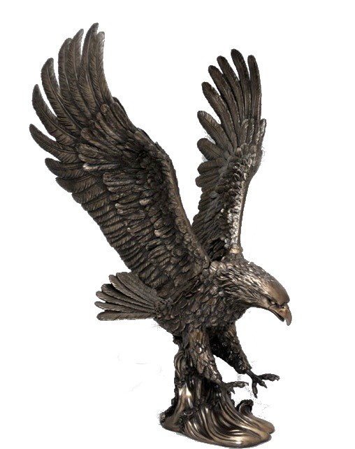 Бронзовая статуэтка орла 
