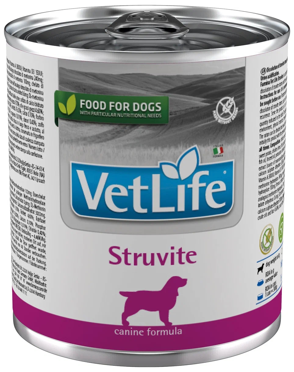 

Консервы для собак Farmina Vet Life Struvite, 300 г