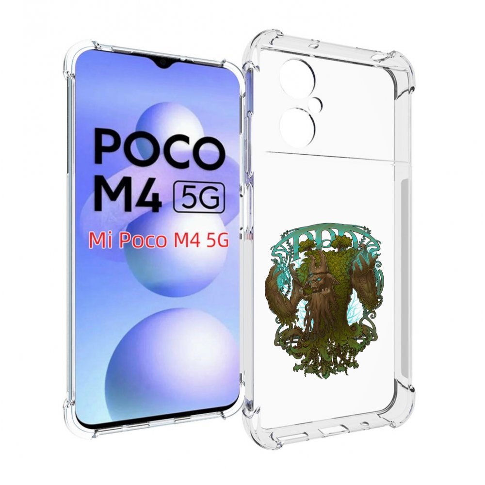 

Чехол MyPads trent protector для Xiaomi Poco M4 5G, Прозрачный, Tocco