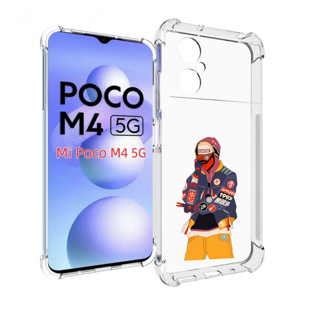 

Чехол MyPads модник для Xiaomi Poco M4 5G, Прозрачный, Tocco