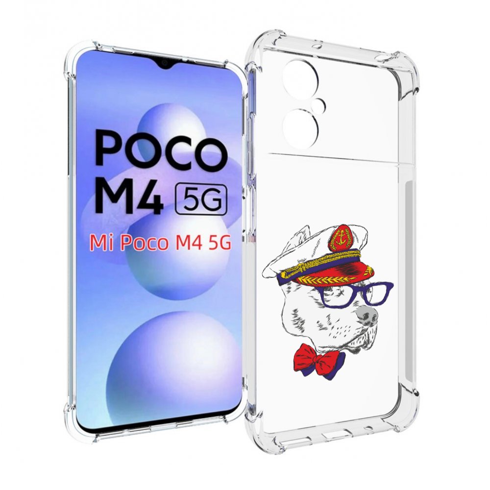 

Чехол MyPads бульдог для Xiaomi Poco M4 5G, Прозрачный, Tocco