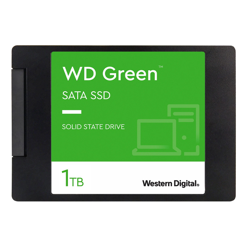 

SSD накопитель WD Green 2.5" 1 ТБ (WDS100T3G0A), Green