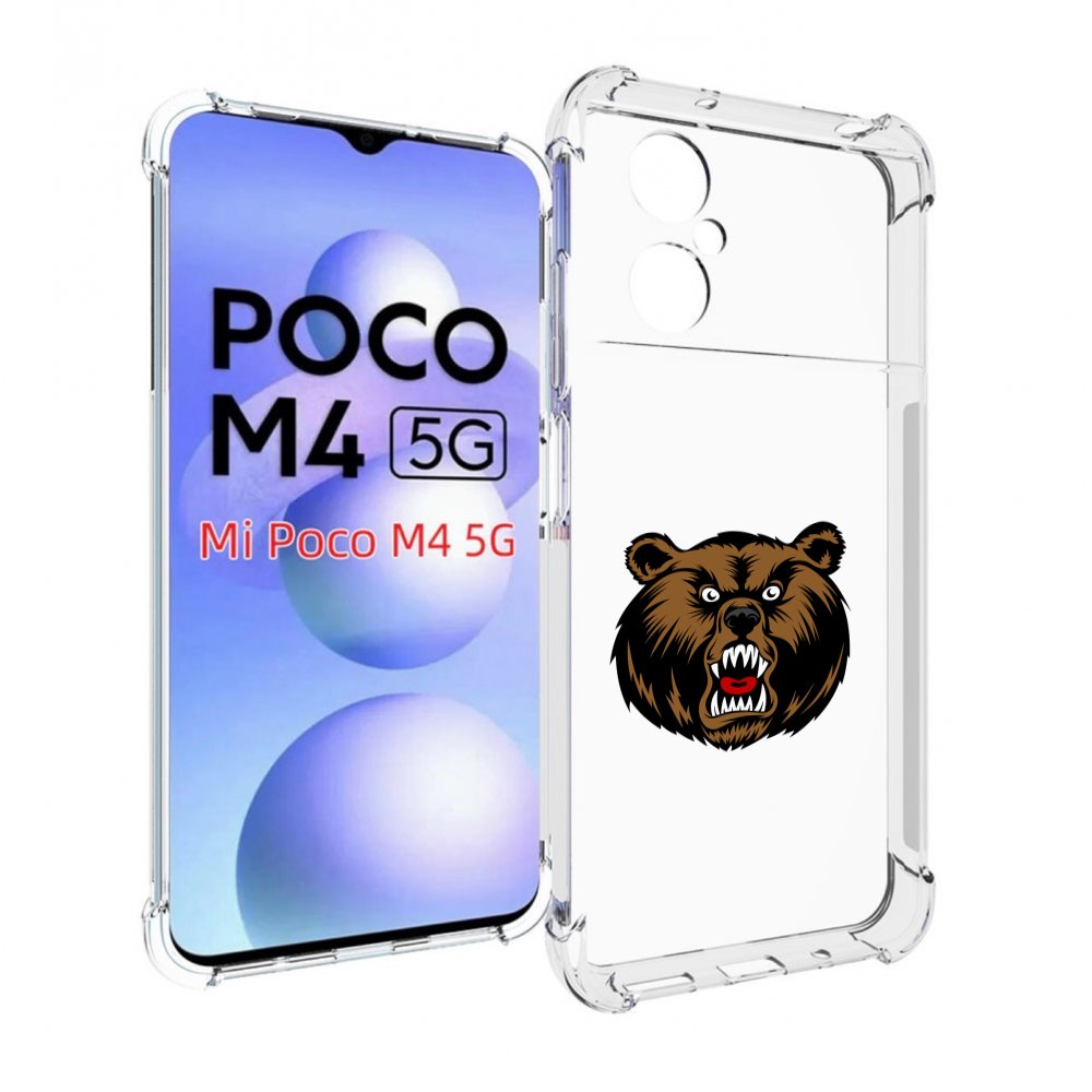 

Чехол MyPads бурый для Xiaomi Poco M4 5G, Прозрачный, Tocco