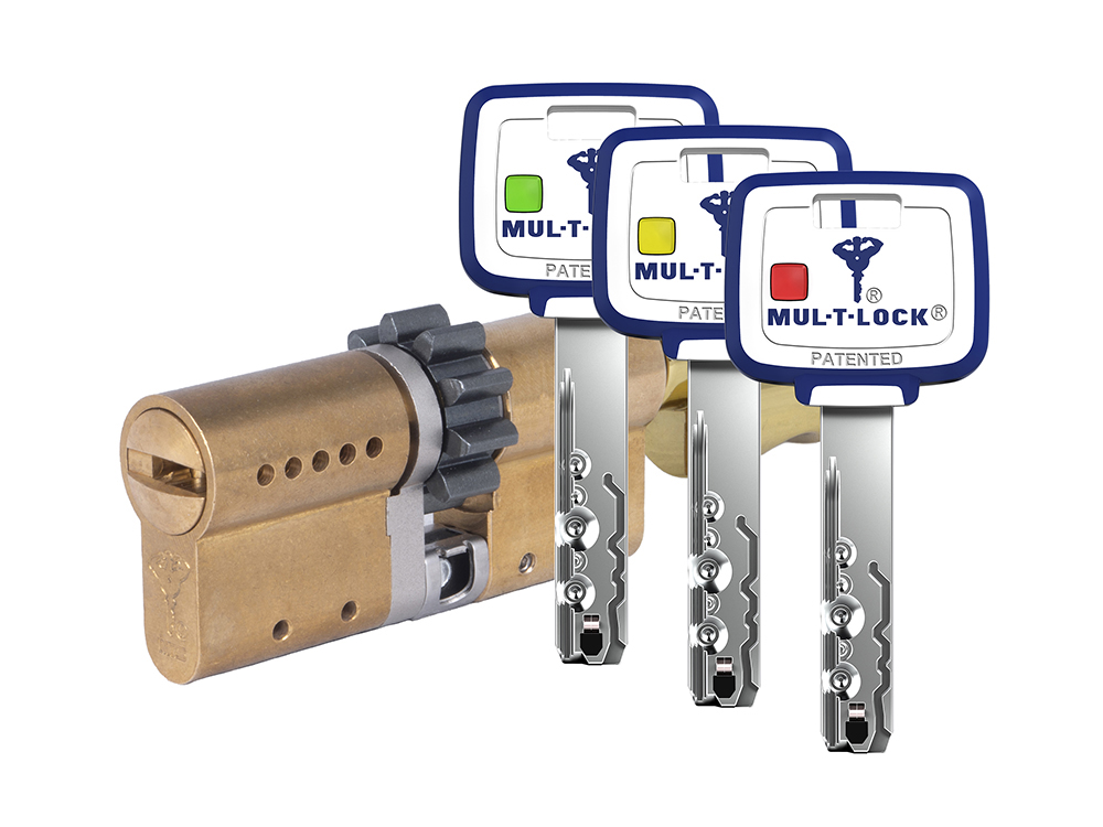 

Цилиндр Mul-t-Lock MTL800 Светофор ключ-вертушка (размер 33х38 мм) - Латунь, Шестеренка, Золотистый