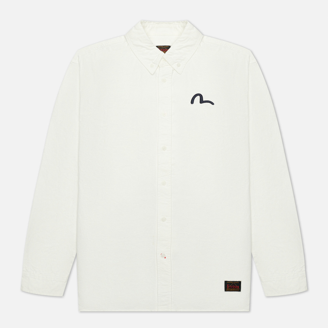 

Рубашка мужская Evisu 2EAHTM1SL114RXCT белая S, 2EAHTM1SL114RXCT