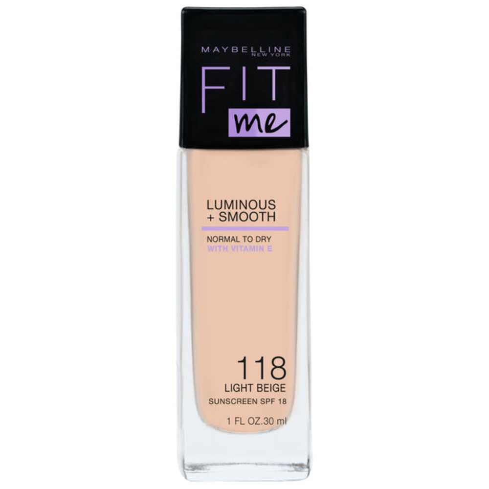 Тональный крем Maybelline New York Fit Me Luminous Smooth 118 Light Beige